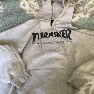 Gray thrasher hoodie
